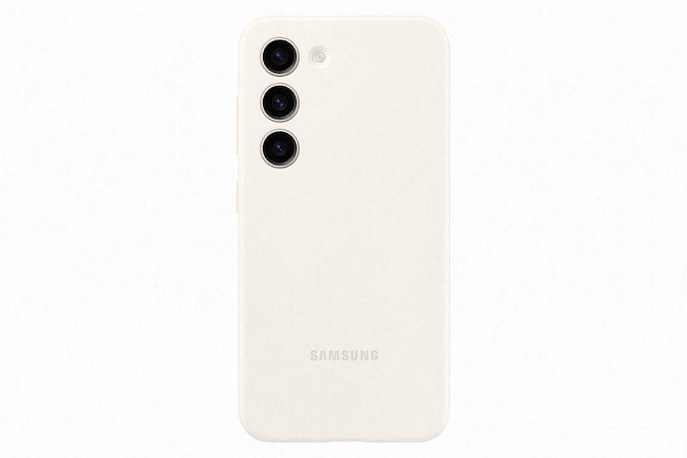SAMSUNG Silicone Case Galaxy S23+, Cotton EF-PS916TUEGWW